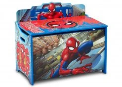 Delta Children Spider-Man Deluxe Toy Box 9 Delta Children Spider-Man Deluxe Toy Box