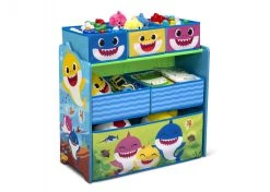 Delta Children Baby Shark Design & Store 6 Bin Toy Storage Organizer 12 Delta Children Baby Shark Design & Store 6 Bin Toy Storage Organizer