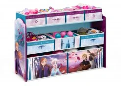 Delta Children Storage Frozen Deluxe 9 Bin Design And Store Toy Organizer