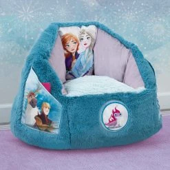 Delta Children Gifts Frozen Cozee Fluffy Chair, Toddler Size (for Kids Up To 6 Years Old)