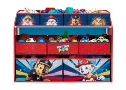 Delta Children PAW Patrol Deluxe 9 Bin Design And Store Toy Organizer Storage