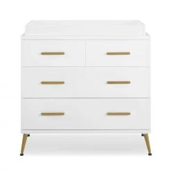 Delta Children Sloane 4 Drawer Dresser With Changing Top Dressers & Changing Tables