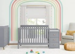 Delta Children Flynn 5-in-1 Convertible Crib And Changer