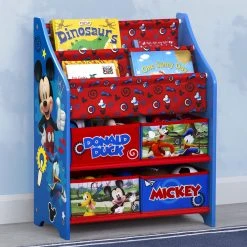 Delta Children Mickey Mouse Toy And Book Organizer Storage