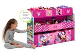 Delta Children Minnie Mouse Deluxe 9 Bin Design And Store Toy Organizer Storage
