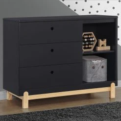 Delta Children Poppy 3 Drawer Dresser With Cubbies