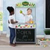 Delta Children Reversible 4-in-1 Pretend Play Center With Chalkboard & Storage
