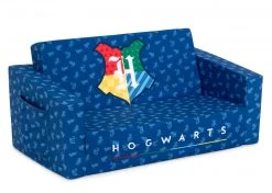 Delta Children Kids’ Chairs Harry Potter Cozee Flip-Out Sofa - 2-in-1 Convertible Sofa To Lounger For Kids
