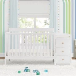 Delta Children Flynn 5-in-1 Convertible Crib And Changer
