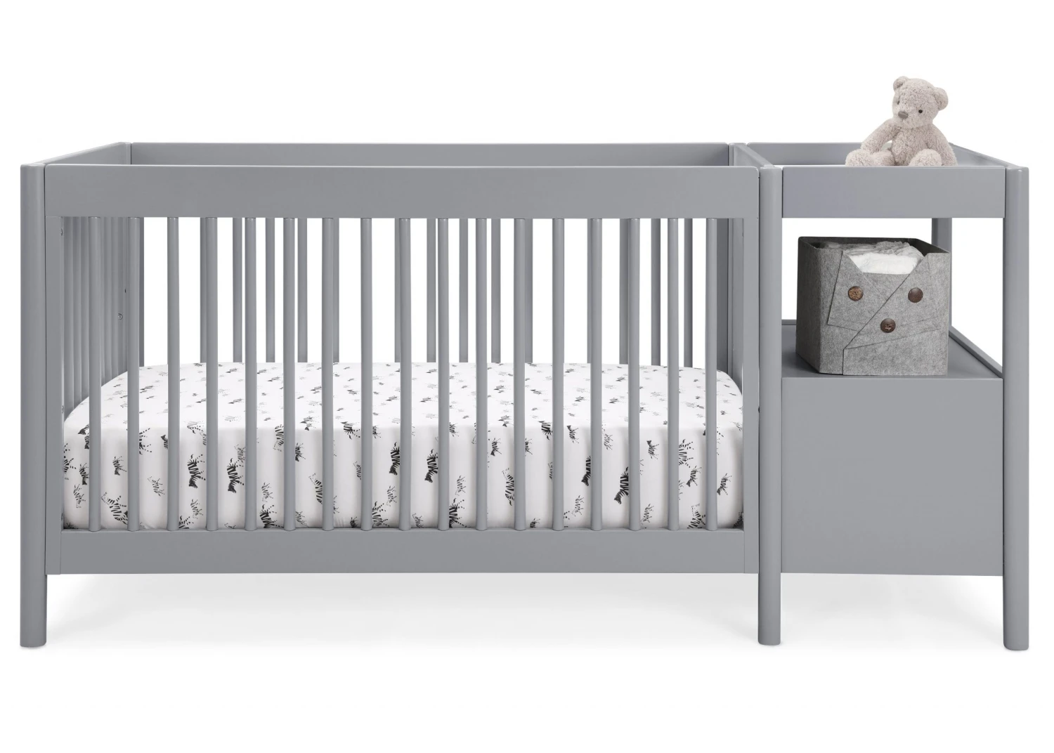 Delta Children Baby Cribs Zoe 5-in-1 Convertible Crib And Changer 4 Delta Children Baby Cribs Zoe 5-in-1 Convertible Crib And Changer
