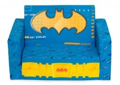 Delta Children Batman Cozee Flip-Out Chair - 2-in-1 Convertible Chair To Lounger For Kids Kids’ Chairs