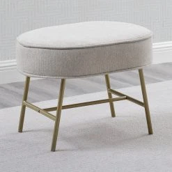 Delta Children Gliders & Rocking Chairs Ella Ottoman With LiveSmart Evolve Fabric