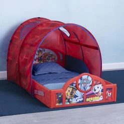 Delta Children PAW Patrol Sleep And Play Toddler Bed With Tent Toddler Beds