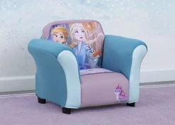 Delta Children Kids’ Chairs Frozen II Upholstered Chair With Sculpted Plastic Frame