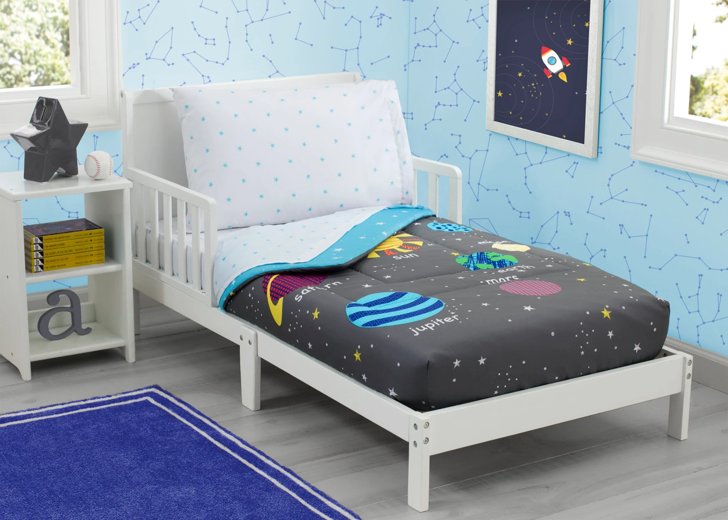 Delta Children Sheets & Mattress Covers Boys 4-Piece Toddler Bedding Set 3 Delta Children Sheets & Mattress Covers Boys 4-Piece Toddler Bedding Set