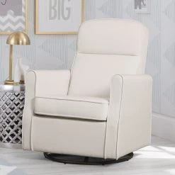 Delta Children Blair Slim Nursery Glider Swivel Rocker Chair Gliders & Rocking Chairs