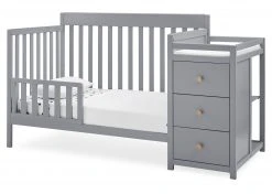 Delta Children Flynn 5-in-1 Convertible Crib And Changer