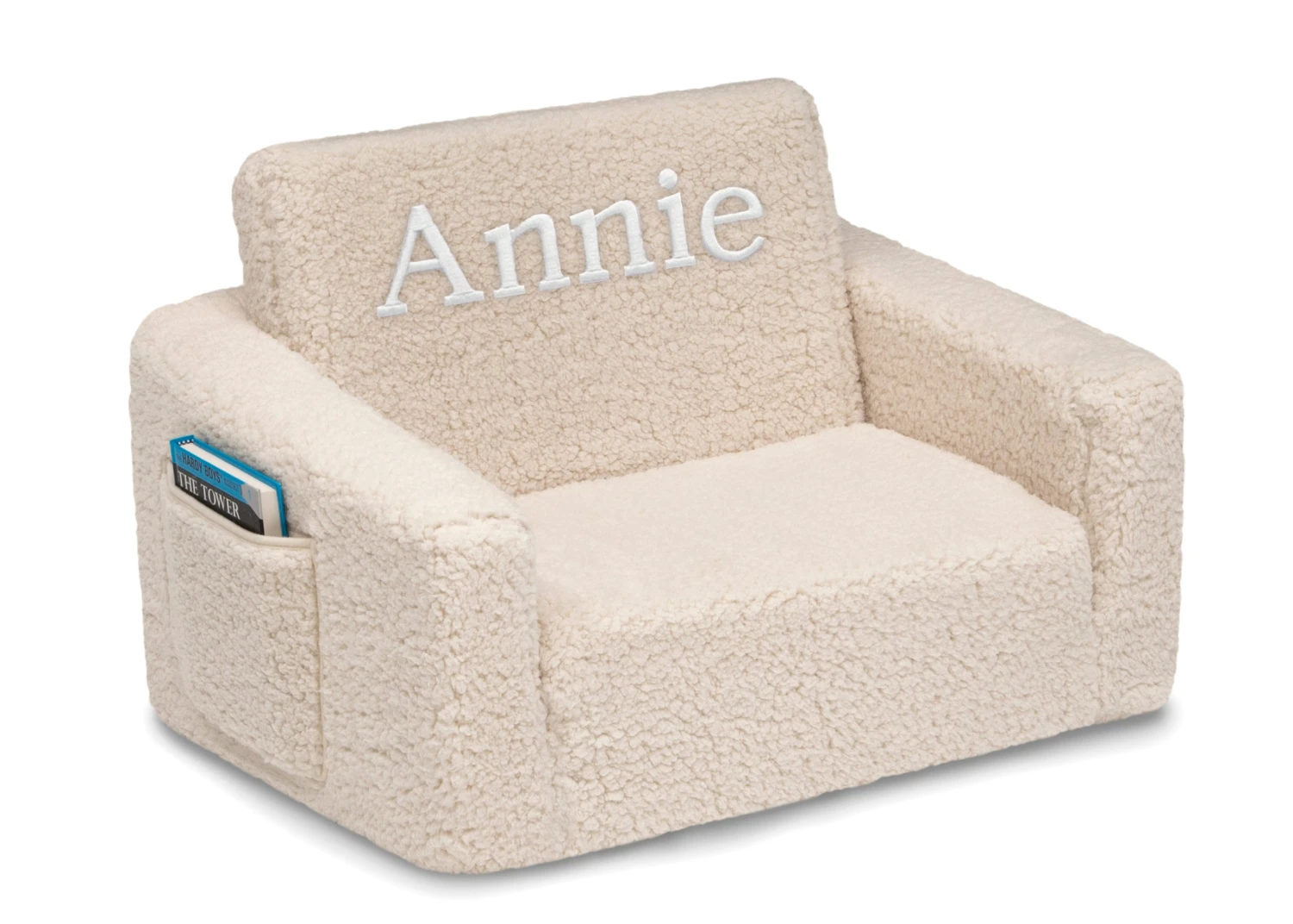 Delta Children Personalized Cozee Flip-Out Sherpa 2-in-1 Convertible Chair To Lounger For Kids 11 Delta Children Personalized Cozee Flip-Out Sherpa 2-in-1 Convertible Chair To Lounger For Kids