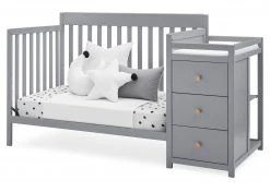 Delta Children Flynn 5-in-1 Convertible Crib And Changer