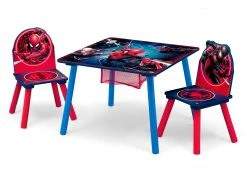 Delta Children Spider-Man Table And Chair Set With Storage Table & Chair Sets