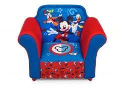 Delta Children Mickey Mouse Kids Upholstered Chair With Sculpted Plastic Frame