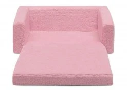 Delta Children Personalization Personalized Cozee Flip-Out Sherpa 2-in-1 Convertible Sofa To Lounger For Kids