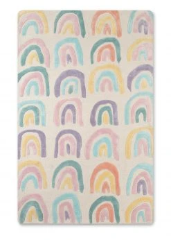 Delta Children What's New Over The Rainbow Hand-Tufted Wool Blend Area Rug 5x8