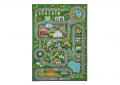 Delta Children Rugs Extra Large Road Map Activity Rug For Girls And Boys - 78-inch L X 54-inch W