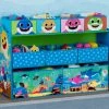 Delta Children Baby Shark Deluxe 9 Bin Design And Store Toy Organizer Storage