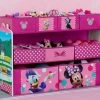 Delta Children Minnie Mouse Deluxe 9 Bin Design And Store Toy Organizer Storage