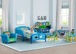 Delta Children CoComelon Plastic Toddler Bed Toddler Beds