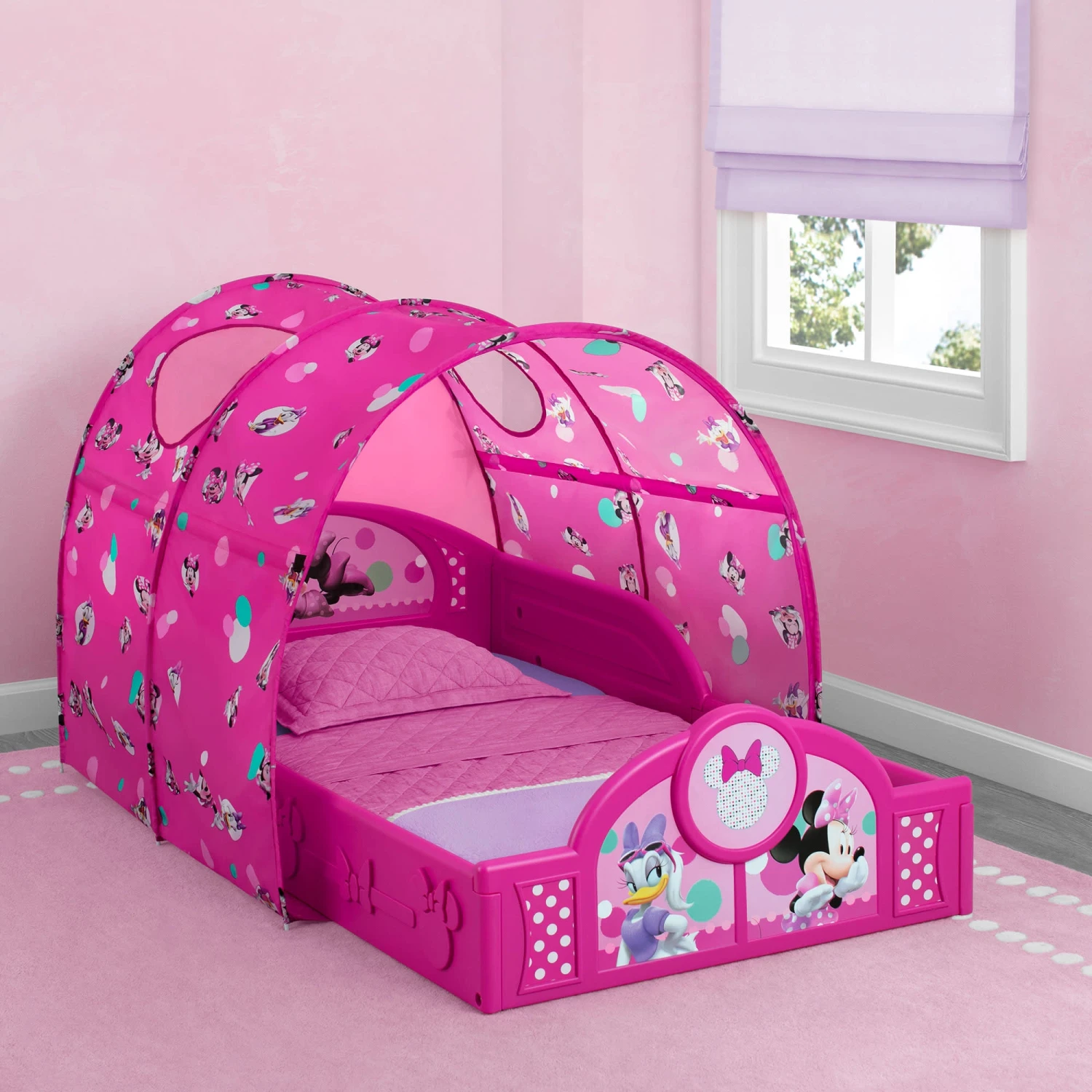 Delta Children Minnie Mouse Plastic Sleep And Play Toddler Bed With Canopy Toddler Beds 6 Delta Children Minnie Mouse Plastic Sleep And Play Toddler Bed With Canopy Toddler Beds