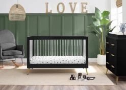 Delta Children Sloane 4-in-1 Acrylic Convertible Crib What's New