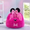 Delta Children What's New Minnie Mouse Cozee Figural Chair, Toddler Size (for Kids Up To 6 Years Old)