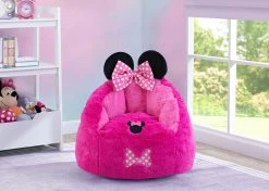 Delta Children What's New Minnie Mouse Cozee Figural Chair, Toddler Size (for Kids Up To 6 Years Old)