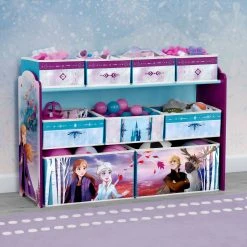 Delta Children Storage Frozen Deluxe 9 Bin Design And Store Toy Organizer