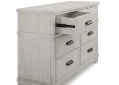 Simmons Kids Asher 6 Drawer Dresser With Changing Top Dressers & Changing Tables