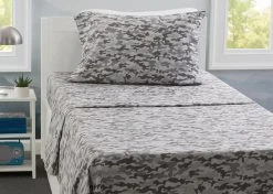 Delta Children Camo 3-Piece Twin Sheet Set What's New