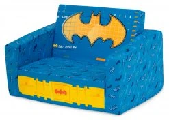 Delta Children Batman Cozee Flip-Out Chair - 2-in-1 Convertible Chair To Lounger For Kids Kids’ Chairs