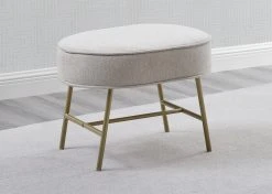 Delta Children Gliders & Rocking Chairs Ella Ottoman With LiveSmart Evolve Fabric