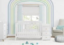 Delta Children Flynn 5-in-1 Convertible Crib And Changer