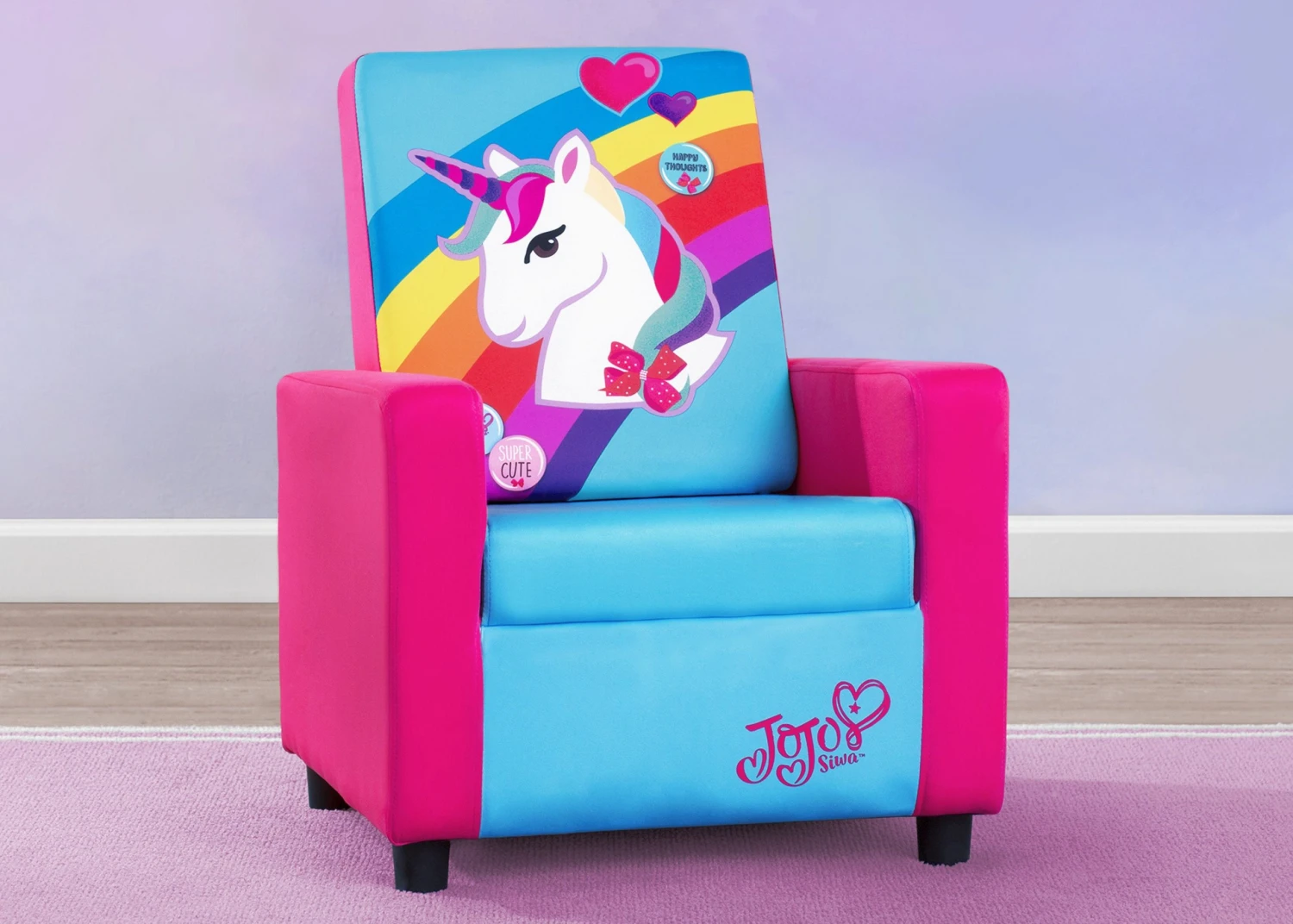 Delta Children Kids’ Chairs JoJo Siwa High Back Upholstered Chair 3 Delta Children Kids’ Chairs JoJo Siwa High Back Upholstered Chair
