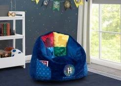 Delta Children Harry Potter Cozee Fluffy Chair, Kid Size (For Kids Up To 10 Years Old)