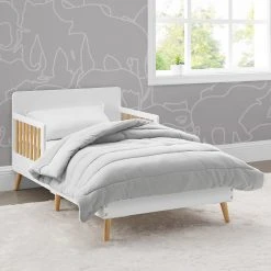 Delta Children Logan Wood Toddler Bed Toddler Beds