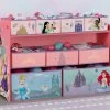 Delta Children Princess Deluxe 9 Bin Design And Store Toy Organizer Storage