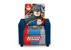 Delta Children Justice League High Back Upholstered Chair Kids’ Chairs