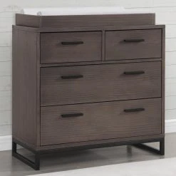 Delta Children Dressers Foundry 4 Drawer Dresser With Changing Top