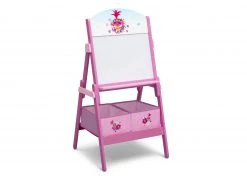 Delta Children Gifts Trolls World Of Tour Wooden Activity Easel With Storage