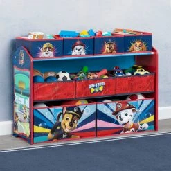 Delta Children PAW Patrol Deluxe 9 Bin Design And Store Toy Organizer Storage
