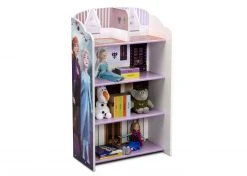 Delta Children Frozen II Wooden Playhouse 4-Shelf Bookcase For Kids